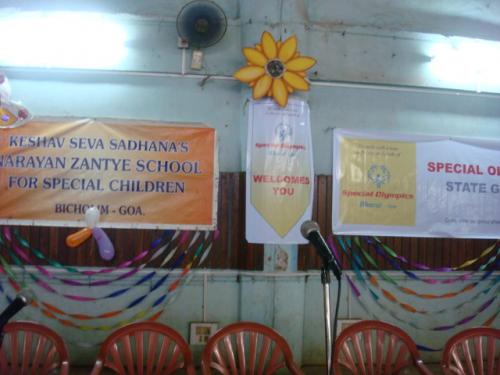 01 goa state badminton keshav seva sadhana s school special olympics bharat banner